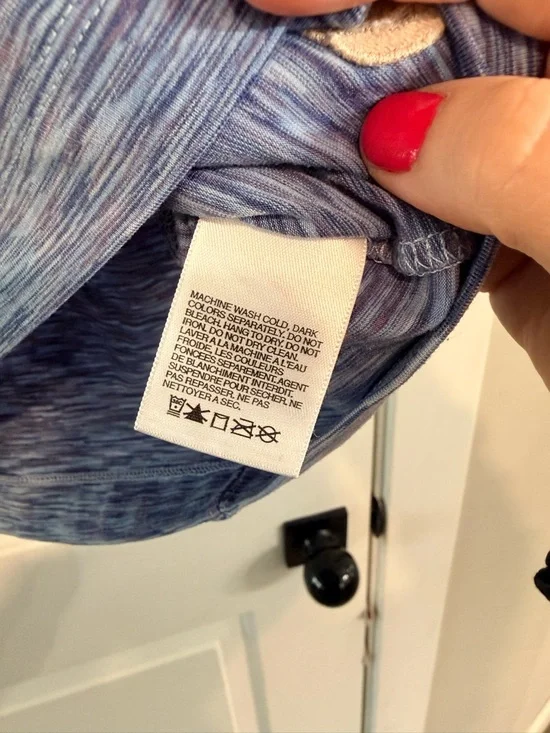 The North Face Womens Small Blue Space Dye Sleeveless Athletic Tank Top - Picture 5 of 7